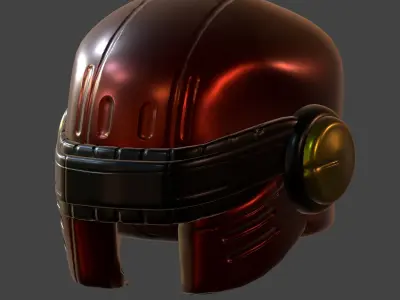 Helmet plastic mask protection pollution  Low-poly 3D model 3D model