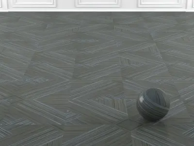 Wall to Wall LVT Floor No 3 3D model