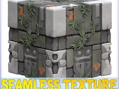 Stylized Stone Floor Seamless Texture Texture shop