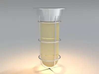 laos Warehouse Lamp 3D model