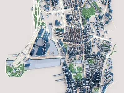 International Finance Centre Hong Kong 3D model