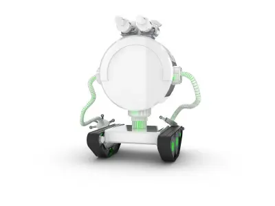 Funny Robot Character 3D model buy