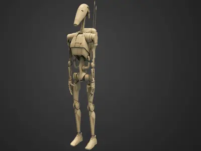 Battle Droid 3D model