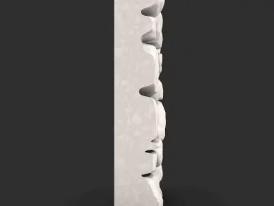 Modular Masonry Panel Asset 3D print model purchase