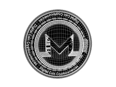 Monero Coin v2 001 3D model