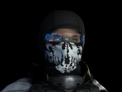 Taskmaster  Low-poly 3D model