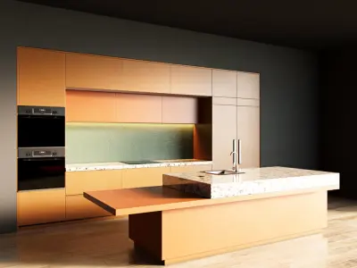 49-Kitchen1 matte 5 3D model