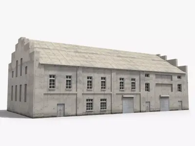 Factory x6 Low-poly 3D model purchase