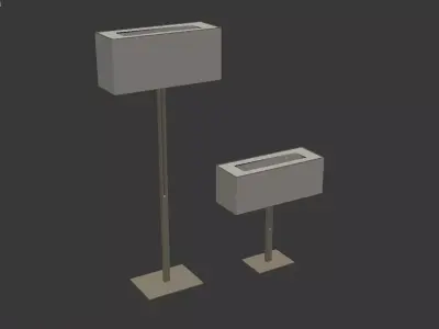 BB Italia canisse lamp Free 3D model