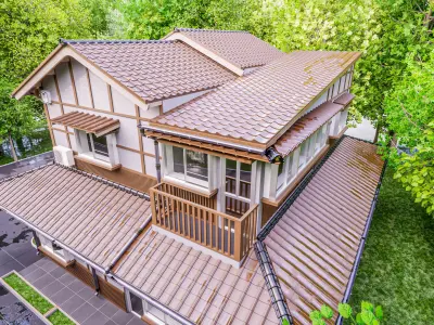 Oriental House 3D model