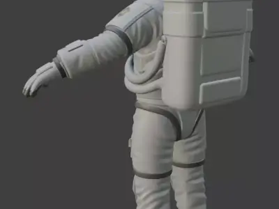 Astronaut Spacesuit 3D Model 3D model buy