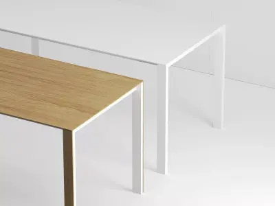 Thin-K dining table 3D model