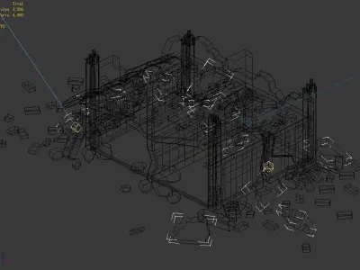 The future world - street waste 06 3D model