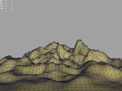 3d Terrain Small Rocks 3D model