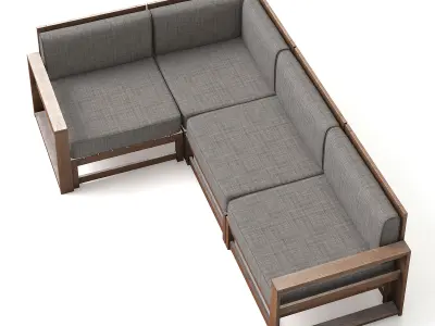 Garden Sofa 3D model
