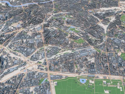 Moscow City Russia 3D model