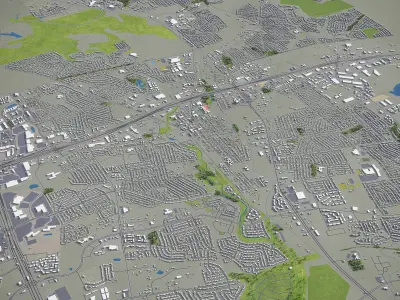 Round Rock  Low-poly 3D model