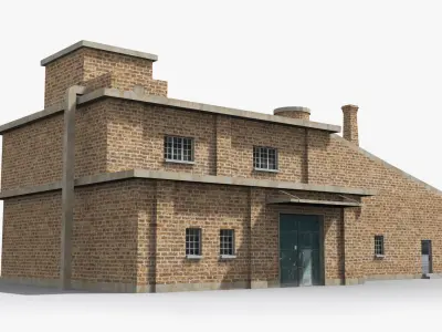Factory xx20 Low-poly 3D model