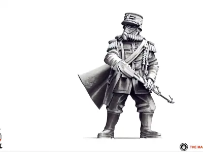 Valour Korps - General Franz 3D print model