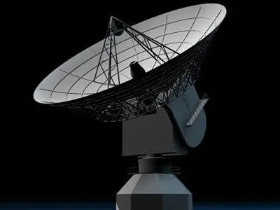 Antenna satellite 3D model
