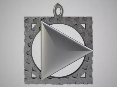 Love Play Keychain 3D print model