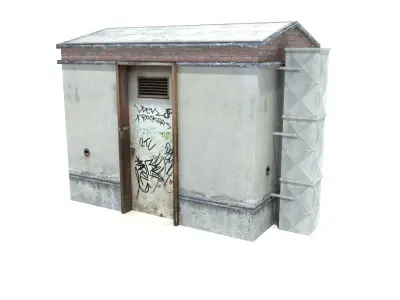 Low Poly Roof Element PACK Low-poly 3D model