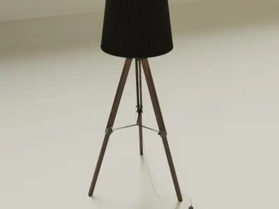 Tripod Floor Lamp 3D model