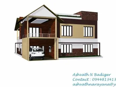 Badiger drafts Building 3D Model 3D model