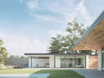 House Set On The Valley 3D model