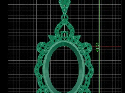 Pendant 005 Free 3D print model