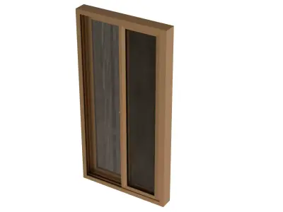Aluminum Sliding Window Smallest  3D model