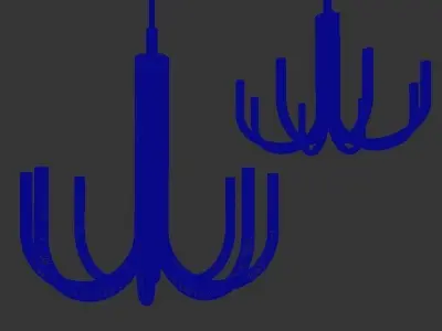 J LIGHT  CHANDELIER 3D model