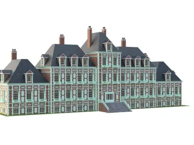 Double Classic Mansion 3D model
