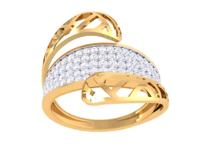 Women Ring MTL 3dm STL OBJ FBX Details 3D print model 105