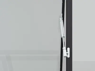 Aluminium window 9 3D model