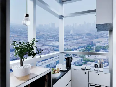 modern Office interior 3D model