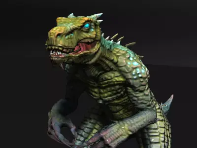 Raptor Animated 3d model  3D model