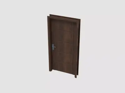 Door E4 Low-poly 3D model