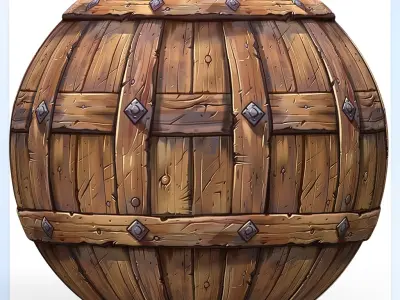  Stylized Wood Seamless Texture Texture