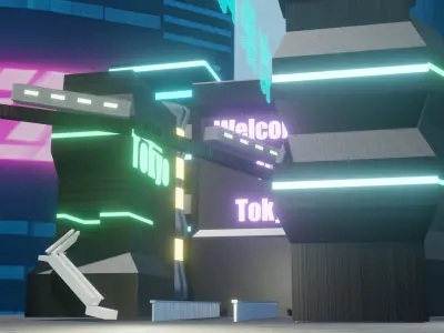 Neo Tokyo Free 3D model