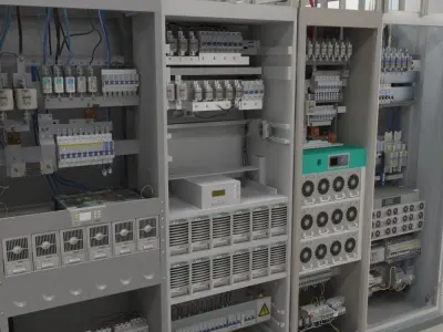 Telecom Power Center Room 3D model