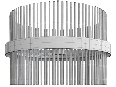 CHIMES PENDANT Low-poly 3D model