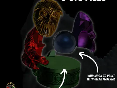 Demiguise Moon Lamp - Harry Potter Hogwarts Legacy 3D print model