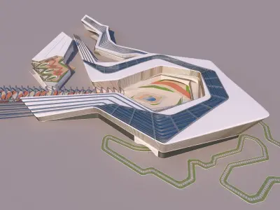0177 - Geological Museum 3D Building - 2D Drawings 3D model