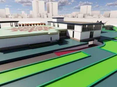 Revit building Free 3D model