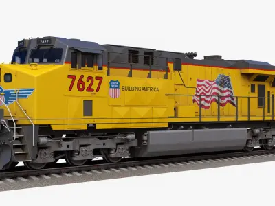  GE ES44AC Locomotive Union Pacific Railroad 