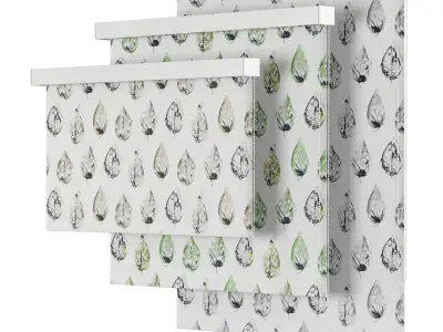 Roller Blind 42 Next Gigantia Leaf 3D model