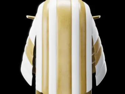 Pharaoh Eagle Hat 02 - SciFi Character Design Low-poly 3D model Low-poly 3D model