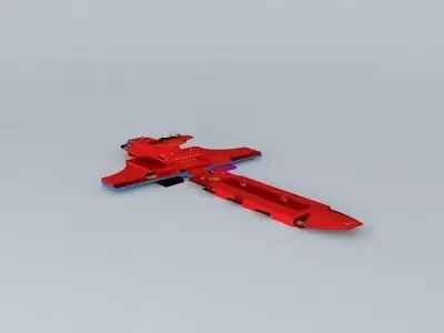 BFS Ra T121 Battle Fortress Class Free 3D model