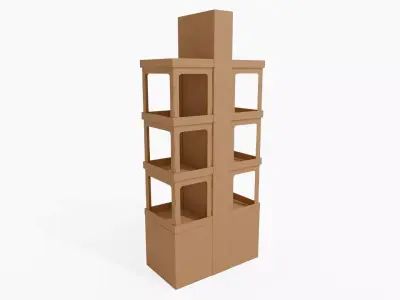 Point of Sale Cardboard Display Stand Texture
